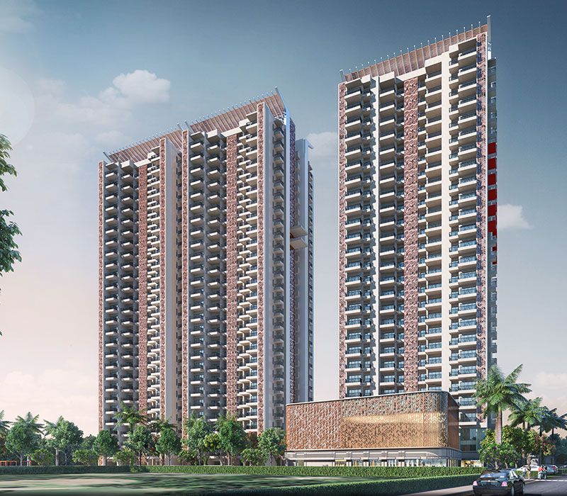Arihant One residential towers, an official project visual from Arihant Buildcon.